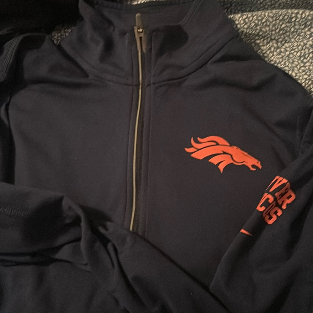 Medium Dri Fit Nike Denver Broncos Halfzip
